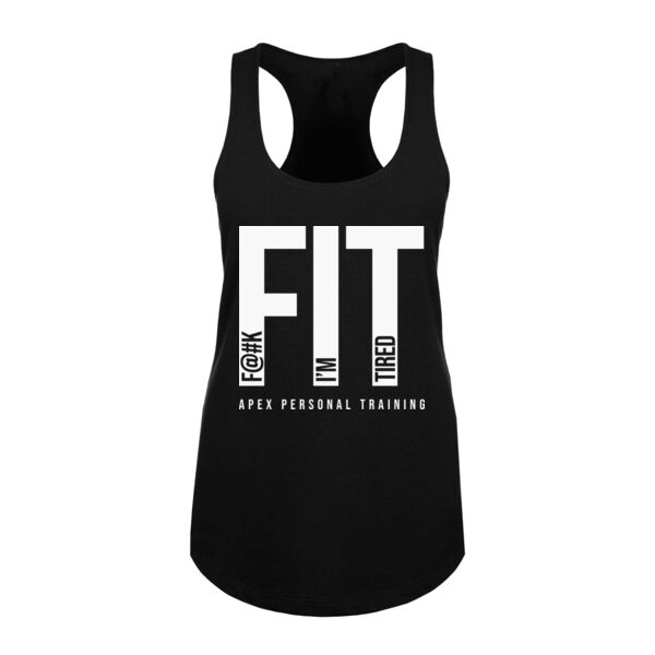 F@#K I'M TIRED - WOMEN'S FITTED TANK - $9G21AZ$ Thumbnail